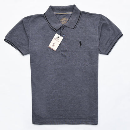 Men's Branded Polo - Dark Grey