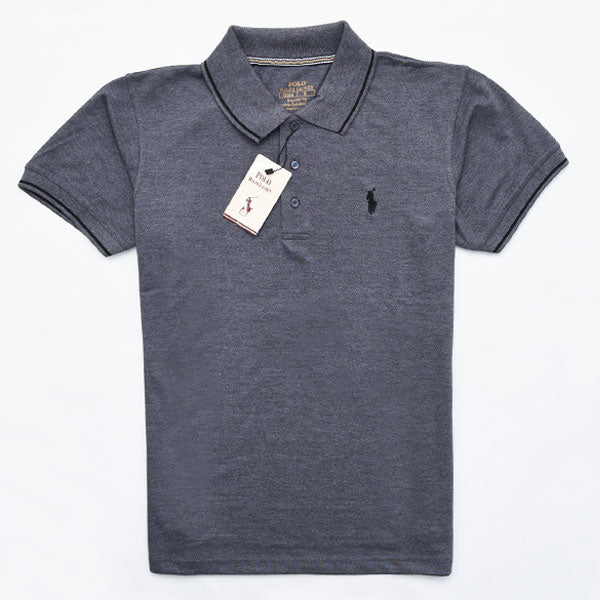 Men's Branded Polo - Dark Grey
