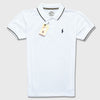 Men's Branded Polo - White