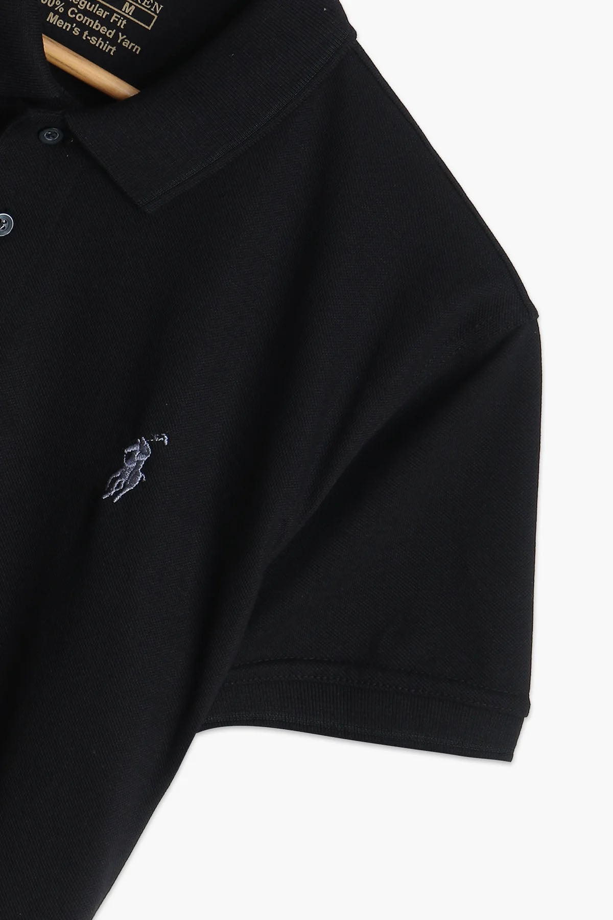Men's Branded Polo - Black