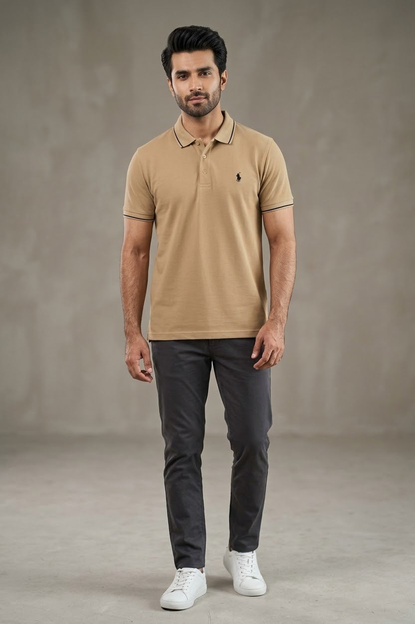 Men's classi mustard Polo T-Shirt