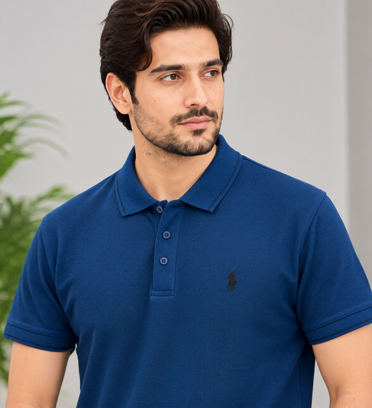 Men’s Teal Blue Polo T-Shirt