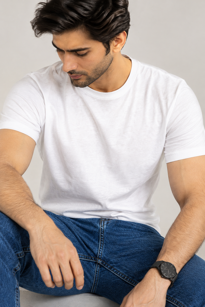 Men’s Classic Blue Straight-Fit Denim Jeans – Wrangler Style