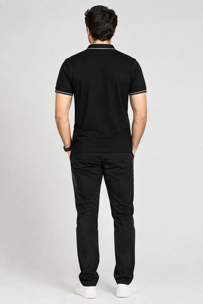 Men’s Black Polo T-Shirt
