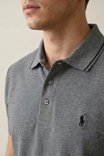 Men's classi Grey Polo T-Shirt