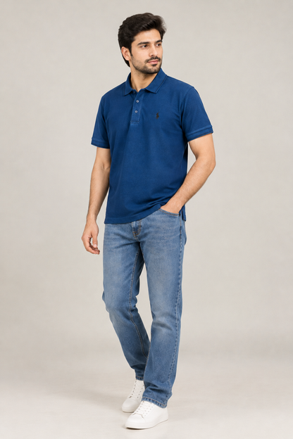Men’s Teal Blue Polo T-Shirt