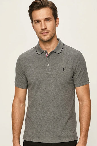 Men's classi Grey Polo T-Shirt