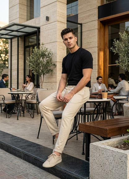 Men's Relaxed-Fit Drawstring Sweatpants