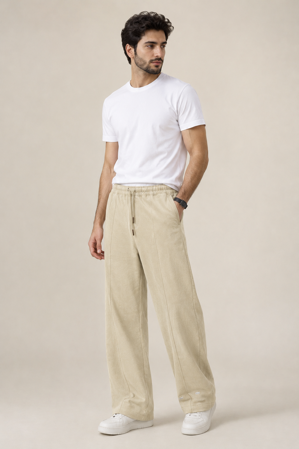 Men's Relaxed-Fit Drawstring Sweatpants