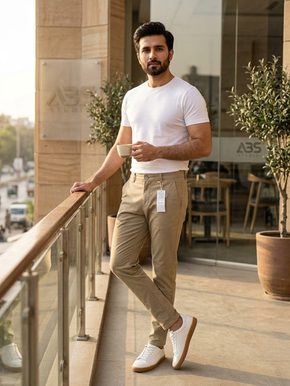 Men’s Slim Fit Cotton Pants