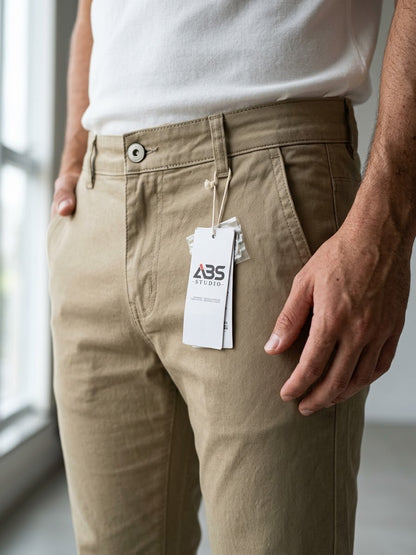 Men’s Slim Fit Cotton Pants