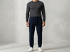 Men's Navy blue Relaxed-Fit Drawstring Sweatpants