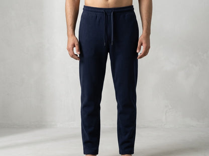 Men's Navy blue Relaxed-Fit Drawstring Sweatpants