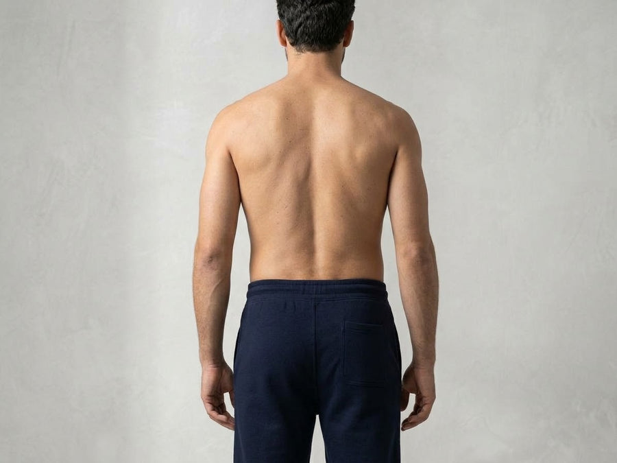 Men's Navy blue Relaxed-Fit Drawstring Sweatpants