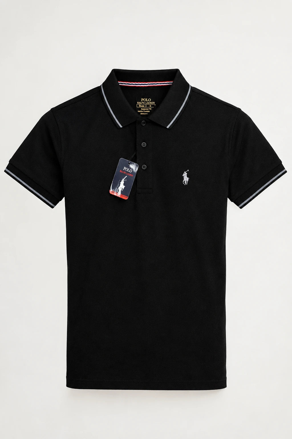 Men’s Black Polo T-Shirt