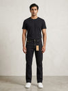 Wrangler Men’s Black Washed Slim Fit Jeans